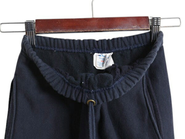 80s USA製 ★ チャンピオン リバースウィーブ ポケット付き スウェット パンツ メンズ S ヴィンテージ Champion 目付き 裏起毛 トレーナー