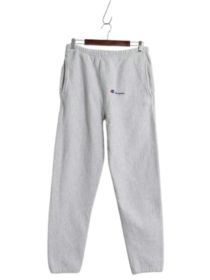 90s USA製 ★ チャンピオン リバースウィーブ ポケット付き スウェット パンツ メンズ M 古着 オールド Champion 裏起毛 トレーナー グレー