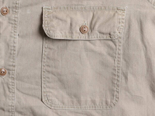 60's Trenton コットン ワークシャツ (M程)