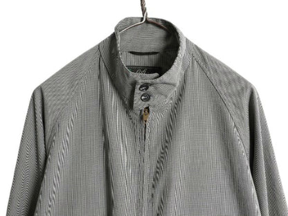 70s ★ ENGLISH SQUIRE ピンチェック スイングトップ ジャケット メンズ XL / 古着 ヴィンテージ フルジップ ブルゾン G-9 ハリントン 無地
