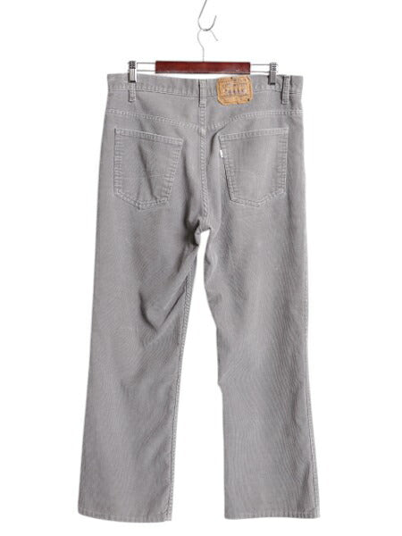 90s USA製 ★ リーバイス 517 コーデュロイ フレア パンツ メンズ 実寸 36 28 程/ オールド Levis ブーツカット スリム 細畝 アメリカ製 灰