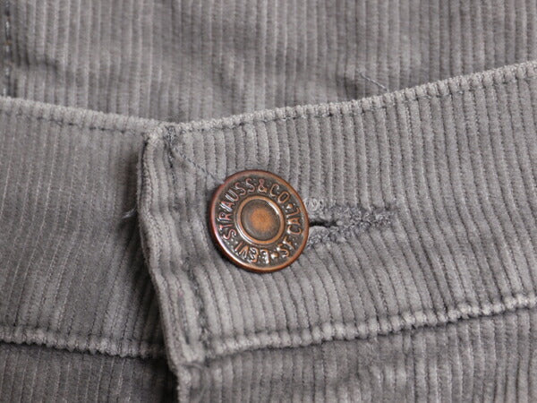 90s USA製 ★ リーバイス 517 コーデュロイ フレア パンツ メンズ 実寸 36 28 程/ オールド Levis ブーツカット スリム 細畝 アメリカ製 灰