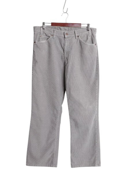 90s USA製 ★ リーバイス 517 コーデュロイ フレア パンツ メンズ 実寸 36 28 程/ オールド Levis ブーツカット スリム 細畝 アメリカ製 灰