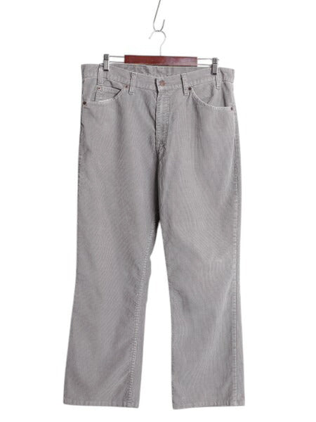 90s USA製 ★ リーバイス 517 コーデュロイ フレア パンツ メンズ 実寸 36 28 程/ オールド Levis ブーツカット スリム 細畝 アメリカ製 灰