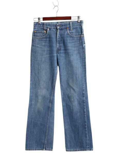 80s USA製 ★ リーバイス 517 フレア デニム パンツ 実寸 29 29 / 古着 ビンテージ Levis ブーツカット ジーンズ ジーパン 黒カン 42 TALON
