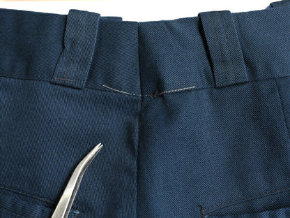 70s USA製 ★ SWEET ORR ワーク チノ パンツ 実寸 28 33 程/ 古着 ヴィンテージ ボトムス ストレート ノータック スラックス チノパン 紺