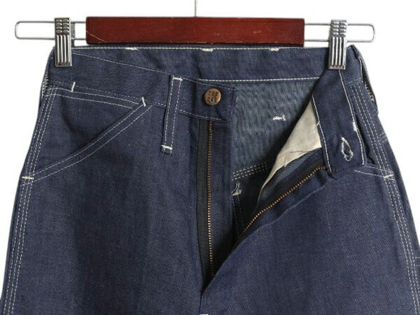 デッドストック 70s ★ WASHINGTON DEE CEE デニム ペインター パンツ メンズ レディース 25 34 新品 ヴィンテージ ワーク ストレート 濃紺