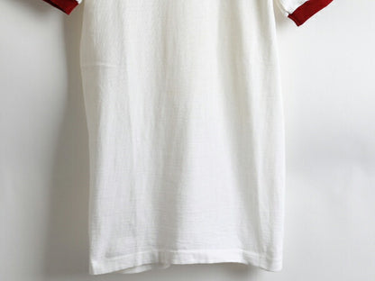 50s 希少サイズS ★ Champion チャンピオン ハーバード プリント 半袖 リンガー Tシャツ ( メンズ 男性 ) 50年代 ビンテージ ランタグ