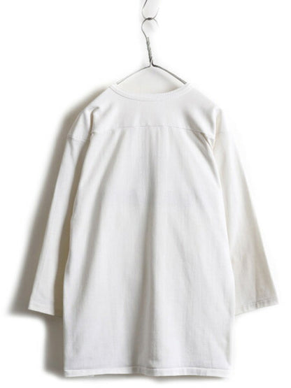 80s 90s USA製 ★ ラッセル Vネック カレッジ プリント フットボール Tシャツ メンズ M / 80年代 90年代 オールド RUSSELL プリントTシャツ
