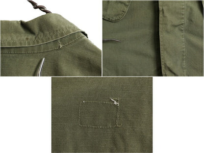 70s ★ 70年製 米軍実物 US ARMY 5th リップストップ ジャングルファティーグ ジャケット メンズ M 程/ 70年代 ヴィンテージ アーミー 4th