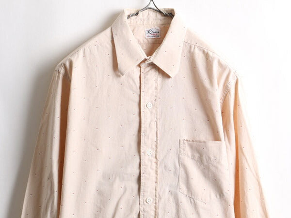 60's The opera charming cross 総柄 コットン 長袖 シャツ (15 M程)