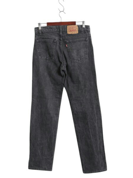 先染め 80s USA製 ★ リーバイス 506 ブラック デニム パンツ メンズ 33 32 / Levis ヴィンテージ ジーパン ジーンズ スリム テーパード 黒
