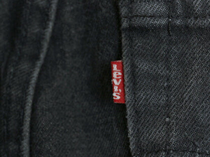 先染め 80s USA製 ★ リーバイス 506 ブラック デニム パンツ メンズ 33 32 / Levis ヴィンテージ ジーパン ジーンズ スリム テーパード 黒