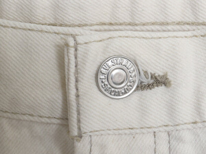 90s USA製 ★ リーバイス 501 0652 ナチュラル デニム パンツ メンズ 36 32 / Levis ジーパン ジーンズ ストレート ボタンフライ 生成り 白
