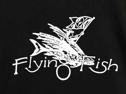 90s USA製 ★ 企業 ロゴ イラスト プリント Tシャツ メンズ XL 古着 オールド 当時物 バンド 音物 アウトドア フィッシュ グラフィック 黒