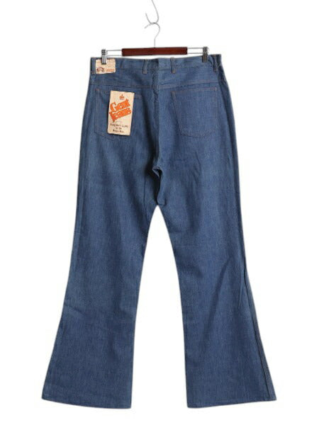 デッドストック 70s USA製 ★ Gent Jeans フレア デニム パンツ メンズ 36 古着 ヴィンテージ ベルボトム ブーツカット ジーパン ジーンズ