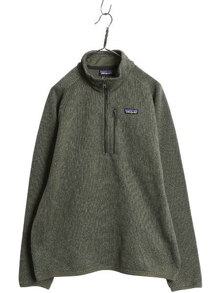 パタゴニア ベターセーター ハーフジップ メンズ L / 23年製 アウトドア フリース セーター 裏起毛 プルオーバー ジャケット ワンポイント