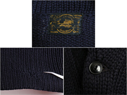 40's Revere Knitting Mills ショールカラー プルオーバー ニット セーター (S程)