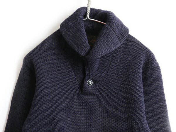 40's Revere Knitting Mills ショールカラー プルオーバー ニット セーター (S程)