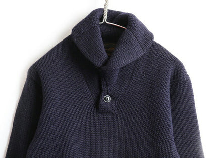 40's Revere Knitting Mills ショールカラー プルオーバー ニット セーター (S程)