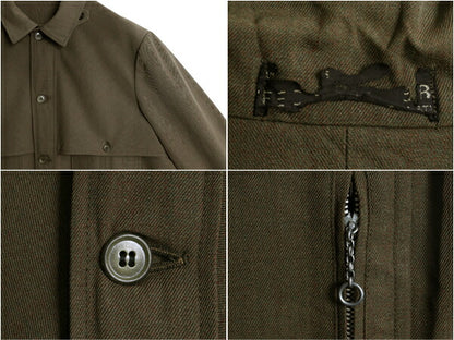 40s USA製 ★ FECHHEIMER BROTHERS ハンティング ジャケット メンズ L / ヴィンテージ ダブル マッキーノ  コート ウール ギャバジン