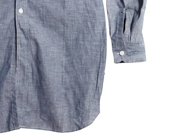 デッドストック 40s ★ パイオニア マチ付き シャンブレー シャツ 15 メンズ XL 程/ 新品 ヴィンテージ 100% コットン モンゴメリーワード