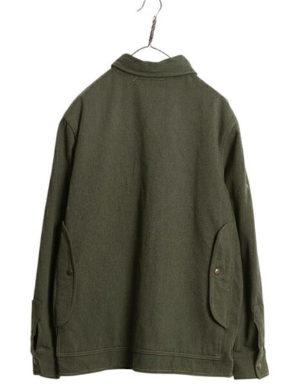 50s ★ ホワイトスタッグ ウール シングル マッキーノ ジャケット メンズ L 程/ USA製 古着 ヴィンテージ クルーザー ハンティング カーキ