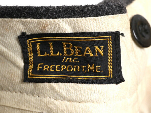 30s 黒タグ ★ エルエルビーン メルトン ジョッパーズ パンツ 37 29 / 30年代 ヴィンテージ LLBEAN ヘビー ウール ハンティング ノータック
