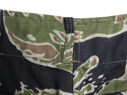 70s ★ 米軍実物 レイトウォー タイガーストライプ カモ カーゴ パンツ 実寸 28 29 / ヴィンテージ ミリタリー LLD ベトナム戦 当時物 迷彩