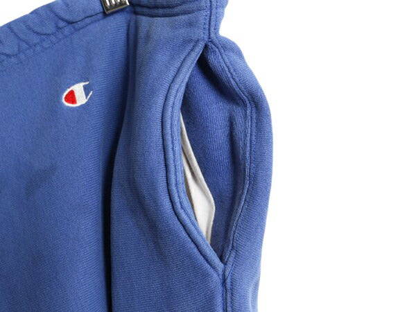 90s USA製 ★ チャンピオン リバースウィーブ ポケット付き スウェット パンツ メンズ L 古着 90年代 オールド Champion トレーナー 裏起毛