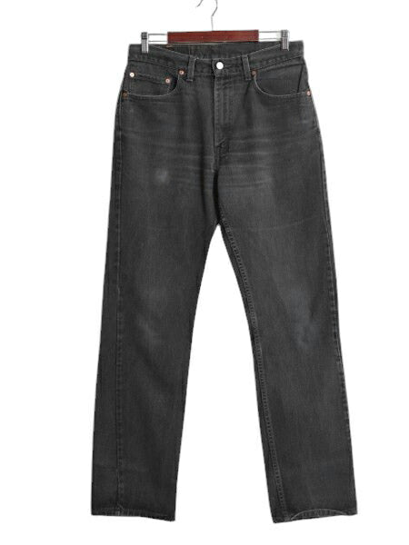 00s ★ リーバイス 505 ブラック デニム パンツ メンズ 33 34 古着 00年代 オールド Levis ジーンズ ジーパン Gパン スリム ストレート 黒