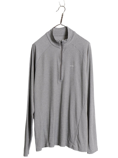 パタゴニア キャプリーン 2 長袖 Tシャツ メンズ XL / 13年製 アウトドア ハーフジップ ロンT ストレッチ アンダーシャツ 大きいサイズ 灰