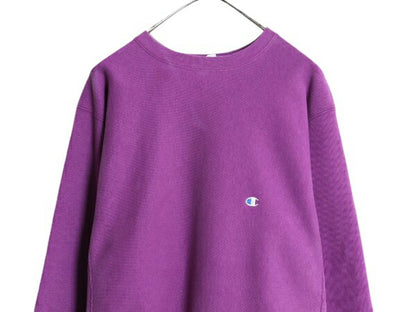 90s USA製 ★ チャンピオン リバースウィーブ スウェット メンズ XL 90年代 オールド Champion トレーナー 裏起毛 目付き 大きいサイズ 紫