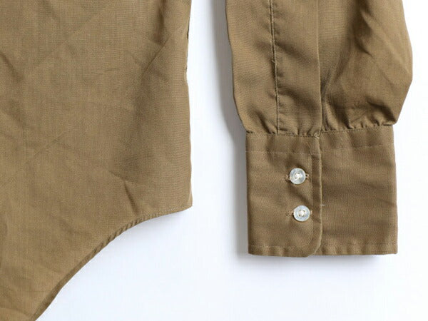 70's TAYLOR'S コットン ポリエステル 長袖 シャツ (15 M程)