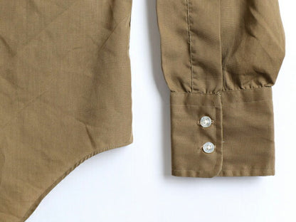 70's TAYLOR'S コットン ポリエステル 長袖 シャツ (15 M程)