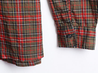 60's Per Fit チェック コットン 長袖 シャツ (33 M程)