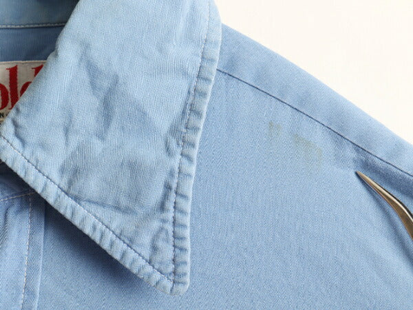 60's Mr.bold コットン 長袖 シャツ (151/2-34 M 程)