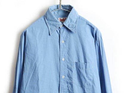 60's Mr.bold コットン 長袖 シャツ (151/2-34 M 程)