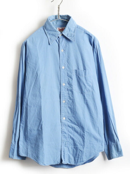 60's Mr.bold コットン 長袖 シャツ (151/2-34 M 程)