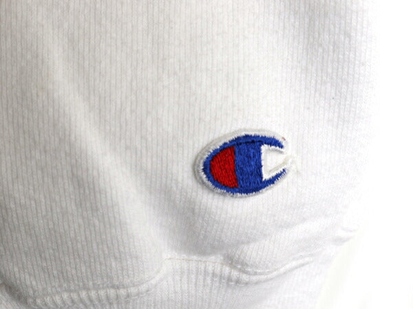 80s USA製 ★ チャンピオン リバースウィーブ スウェット メンズ M 古着 80年代 ヴィンテージ Champion トレーナー 裏起毛 目無し 無地 白