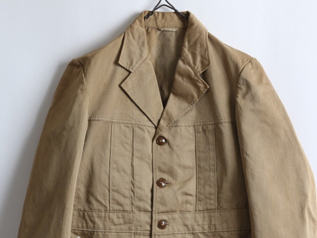 30's ★ S.APPEL&CO. コットン ワーク ジャケット ( メンズ 男性 36 S～M程 ) 30年代 ビンテージ 古着 テーラードジャケット ブレザー