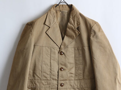 30's ★ S.APPEL&CO. コットン ワーク ジャケット ( メンズ 男性 36 S～M程 ) 30年代 ビンテージ 古着 テーラードジャケット ブレザー