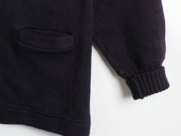 60's hi teen Letter Cardigan Navy (about S)