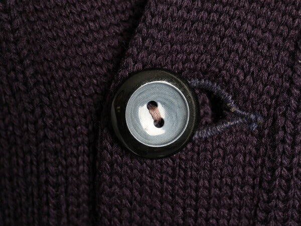 60's hi teen Letter Cardigan Navy (about S)