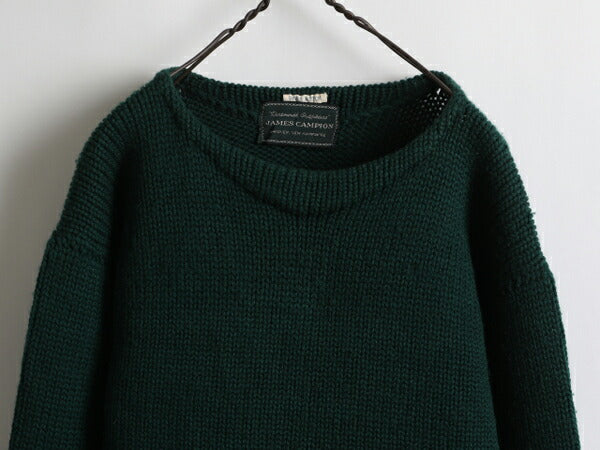 50's ★ James Campion ジェームズカンピオン ボートネック ウール 長袖 ニット セーター ( メンズ 男性 S〜M程 ) 50年代 ビンテージ 古着