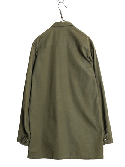 デッドストック 60s ★ 米軍実物 US ARMY 4th ジャングルファティーグ ジャケット MEDIUM LONG / ヴィンテージ ミリタリー リップストップ