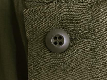 デッドストック 60s ★ 米軍実物 US ARMY 4th ジャングルファティーグ ジャケット MEDIUM LONG / ヴィンテージ ミリタリー リップストップ