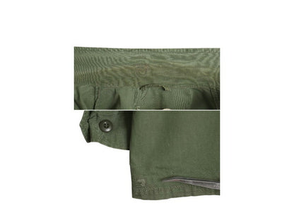 60s ★ 米軍実物 US ARMY 3rd 2nd 過渡期 ジャングルファティーグ ジャケット LARGE SHORT 程/ ヴィンテージ ミリタリー ノンリップ カーキ