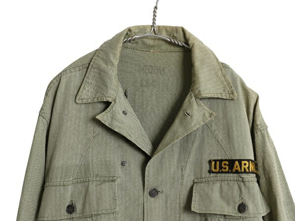40s ★ 米軍実物 US ARMY M-43 HBT ジャケット MEDIUM / ヴィンテージ ミリタリー ユーティリティ ヘリンボーン 13スター カスタムメイド