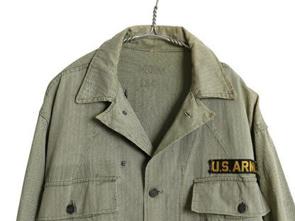40s ★ 米軍実物 US ARMY M-43 HBT ジャケット MEDIUM / ヴィンテージ ミリタリー ユーティリティ ヘリンボーン 13スター カスタムメイド